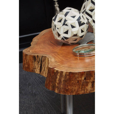 Almora Acacia Wood Log Coffee Table