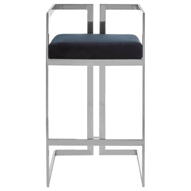 Azalea Bar Stool With Silver Frame - Image 2