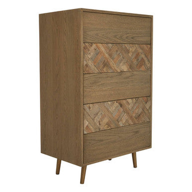 Salvar Wooden Chest of 5 Drawers - Image 4