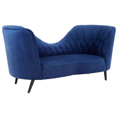 Malena Midnight Velvet Chaise - Image 3