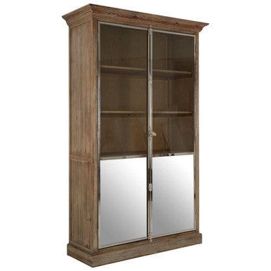 Richmond White Washed Pine Wood 2 Door Cabinet
