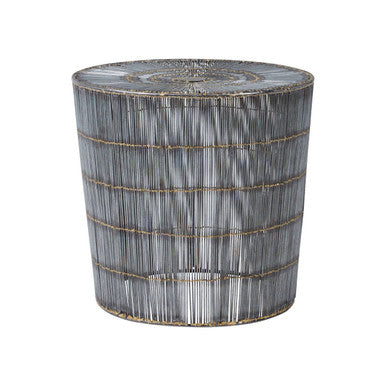 Templar Silver Wireframe Side Table - Image 2