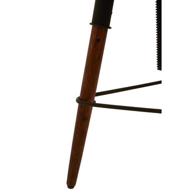 Vasco 3 Leg Bar Stool With Wood Top