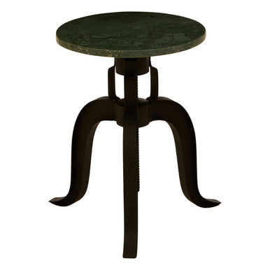 Vasco 3 Leg Bar Stool With Green Marble Top