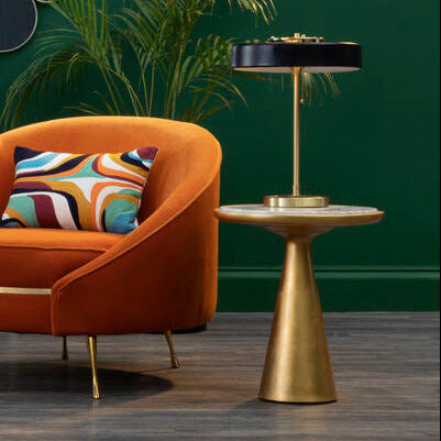 Lino Small Gold Side Table - Image 2