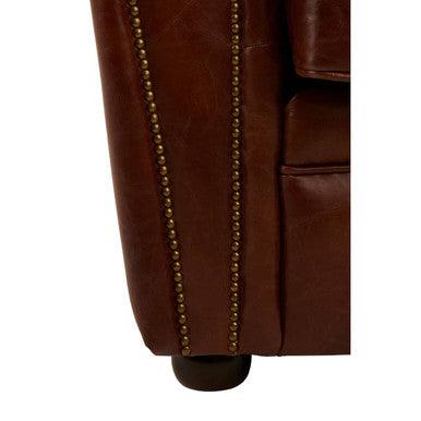 Victor Brown Leather Classic Armchair