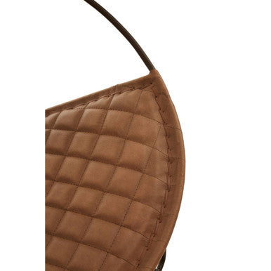 Buffalo Light Brown Leather Iron Chair