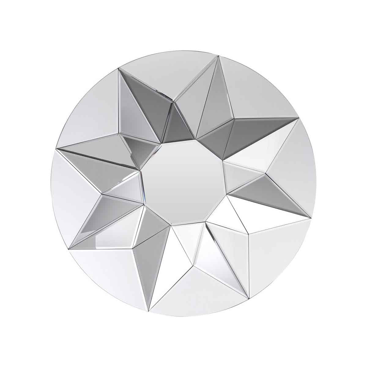 Wanda 3D Shape Round Wall Mirror
