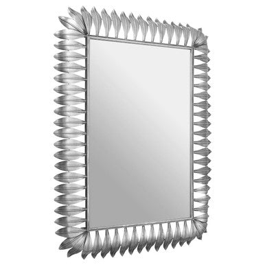 Merlin Silver Leaf Frame Wall Mirror