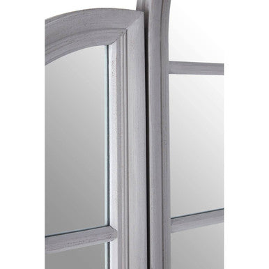 Fret Grey Finish Dressing Table Mirror - Image 4