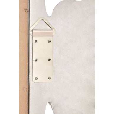 Palazio Rectangular Wall Mirror with Silver Finish