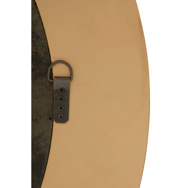 Gwenn Round Wall Mirror with Antique Silver Finish - Image 5