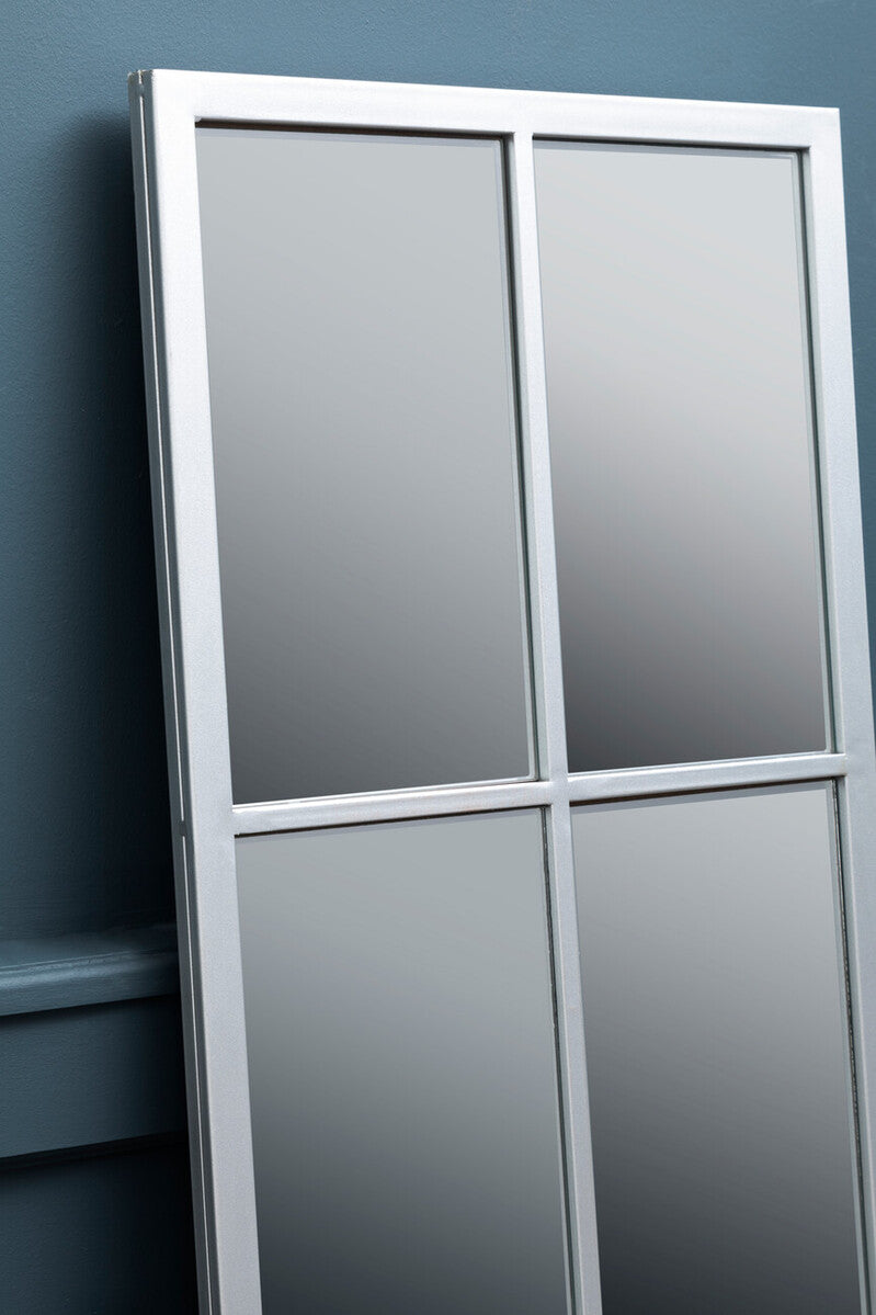 Descartes Tall Window Pane Wall Mirror