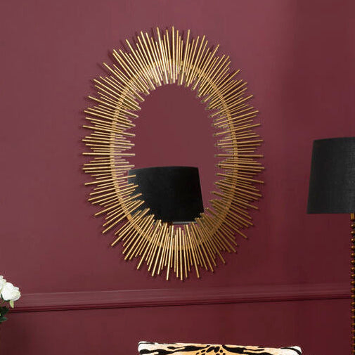 Phalanx Oval Wall Mirror - Image 2