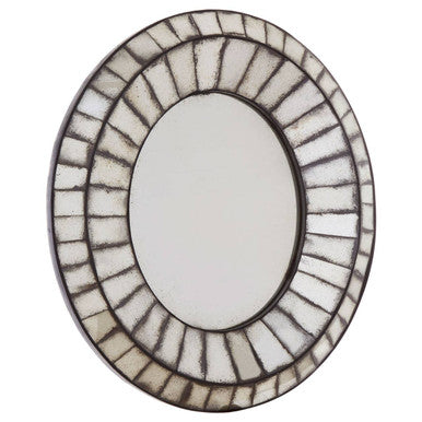Riza Oval 3D Mozaic Wall Mirror