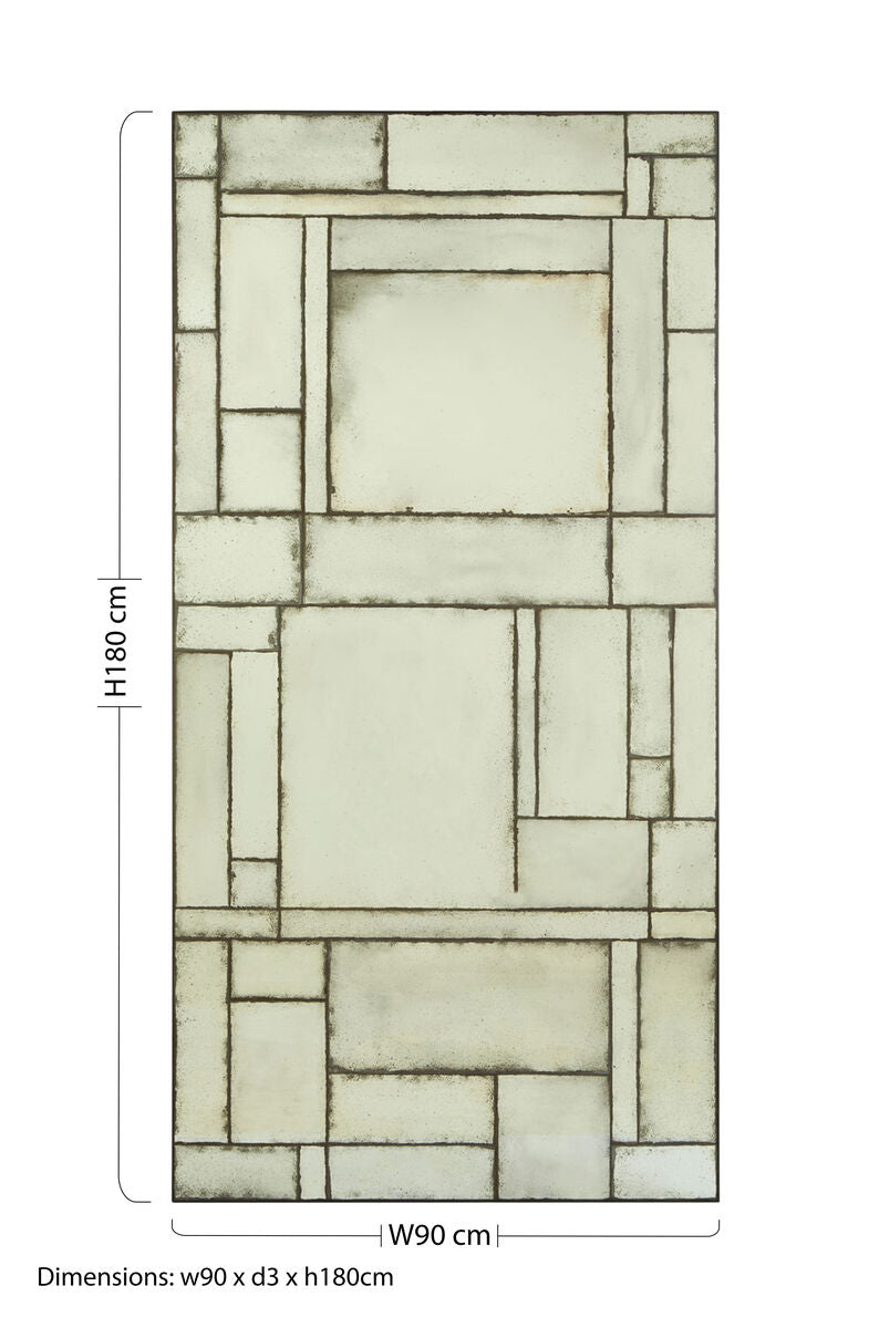 Large Asymmetric Wall Mirror | Riza