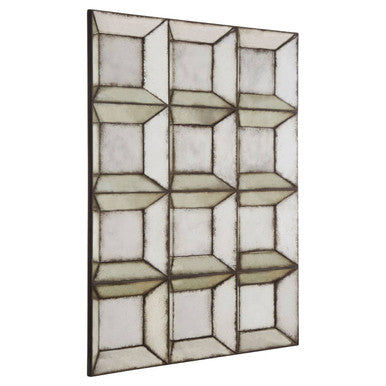 Riza Medium Multi Box Design Wall Mirror