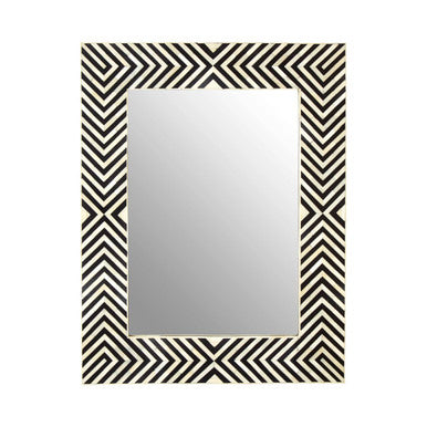 Boho Bone Inlay Frame Wall Mirror