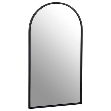 Trento Black Frame Large Arch Wall Mirror - Image 3
