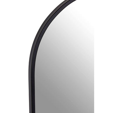 Trento Black Frame Large Arch Wall Mirror - Image 6