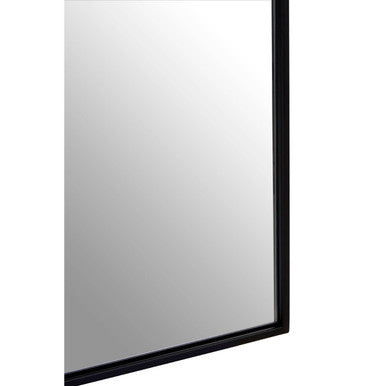 Trento Black Frame Large Arch Wall Mirror - Image 7