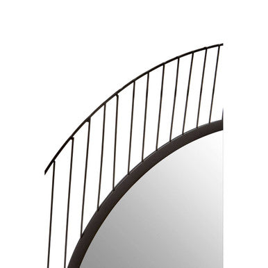 Trento Linear Lines Frame Wall Mirror