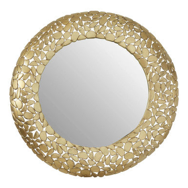 Templar Pebble Effect Round Wall Mirror