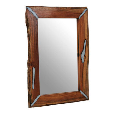 Almora Acacia Wood Wall Mirror - Image 3