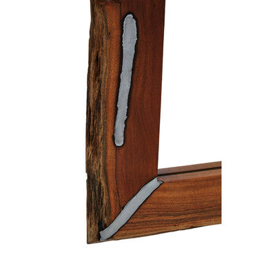 Almora Acacia Wood Wall Mirror - Image 6