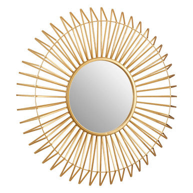Beauly Round Gold Wall Mirror - Image 3