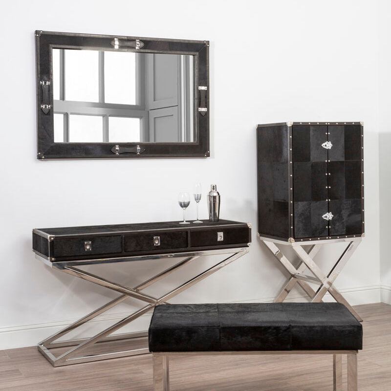 Kensington Townhouse Leather Frame Mirror