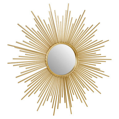 Cristal Wall Mirror With Gold Finish Frame