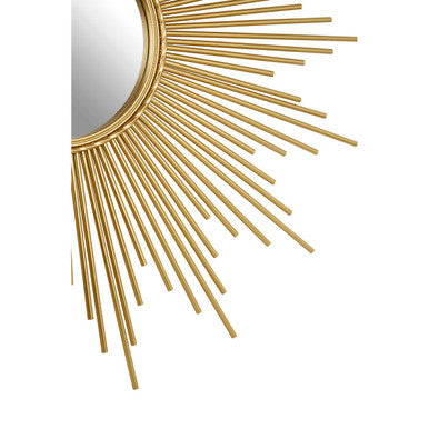 Cristal Wall Mirror With Gold Finish Frame