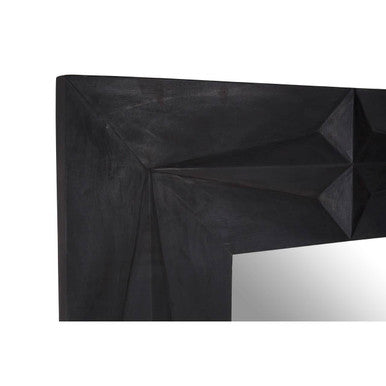 Sabari Black Finish Square Wall Mirror - Image 3