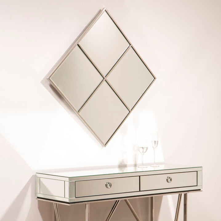 Reva Diamond Frame Wall Mirror - Image 2