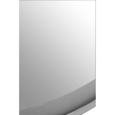 Avelino Illuminated LED Silver Round Mirror