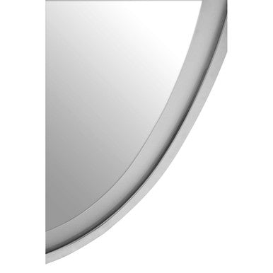 Avelino Illuminated LED Silver Oval Mirror