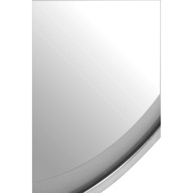 Avelino Illuminated LED Silver Oval Mirror