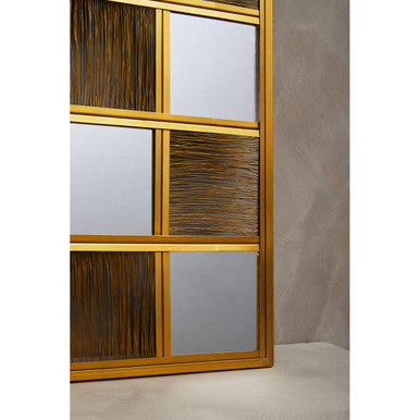 Enzo Gold Wire Wall Mirror