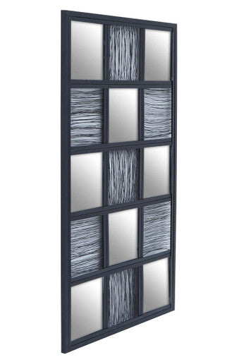 Enzo Black Wire Wall Mirror