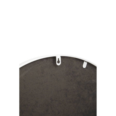 Descartes Silver Finish Wall Mirror