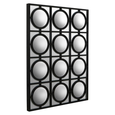Telese Black Decorative Wall Mirror - Image 3