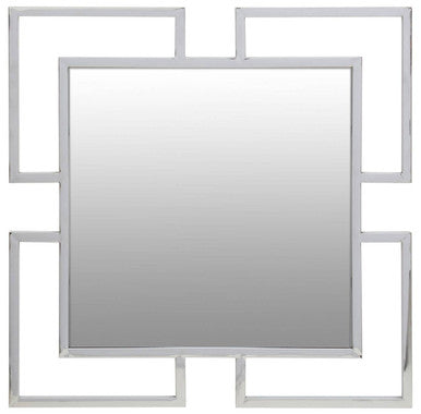 Allure Silver Small Wall Mirror