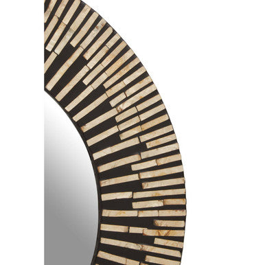 Palu Arise Black And Gold Wall Mirror