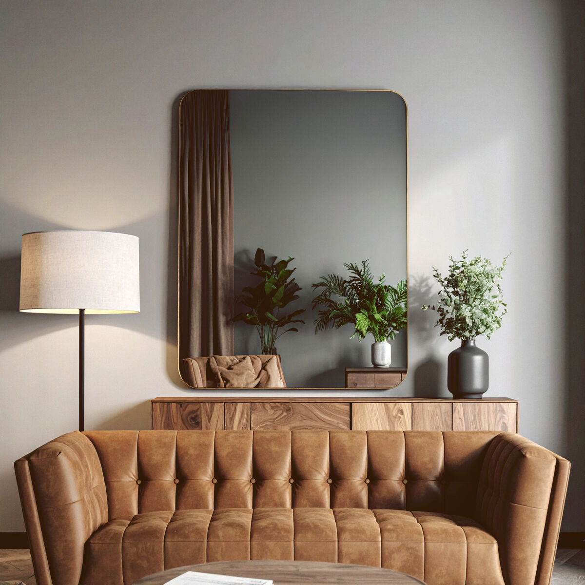 Ella Gold Wall Mirror