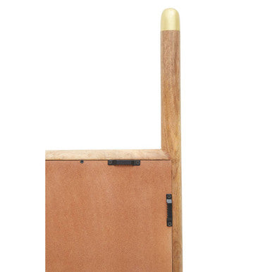 Nirav Natural Mango Wood Frame Floor Mirror - Image 6