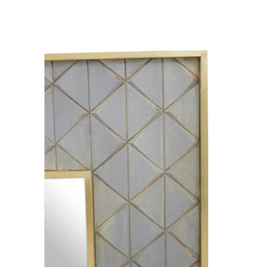 Siro Mango Wood Square Wall Mirror - Image 7