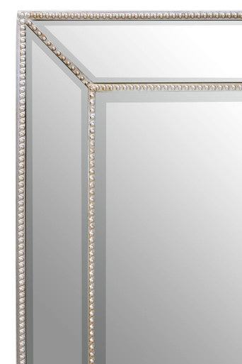 Lapari Silver Finish Rectangular Wall Mirror - Image 4