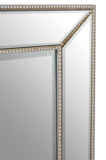 Lapari Silver Finish Rectangular Wall Mirror - Image 5