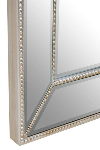 Lapari Silver Finish Rectangular Wall Mirror - Image 6